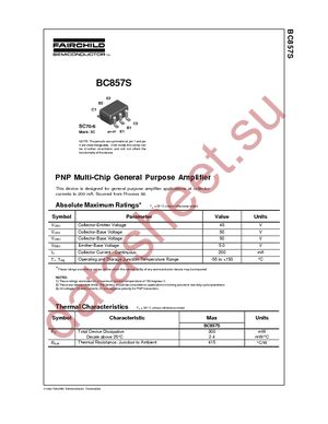 BC857S datasheet  